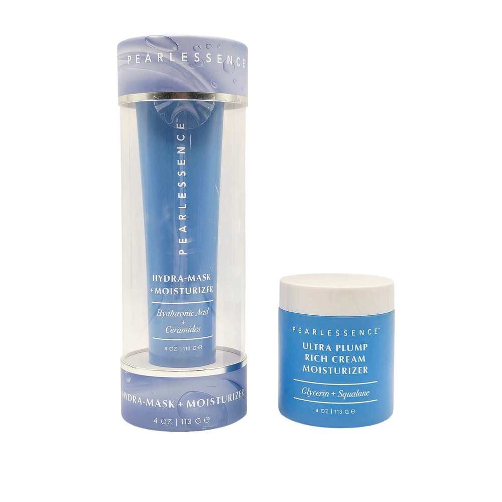 Pearlessence Hydra-Mask 4oz & Ultra Plump Rich Cream Moisturizer 4oz Set